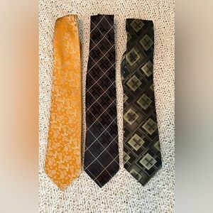 Men’s Tie Bundle 3 for 1 Price: Van Heusen, Express, & Pronto Uomo